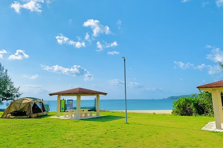 キャンプ場-福地川海浜公園
