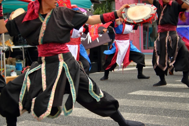 一万人のエイサー踊り隊