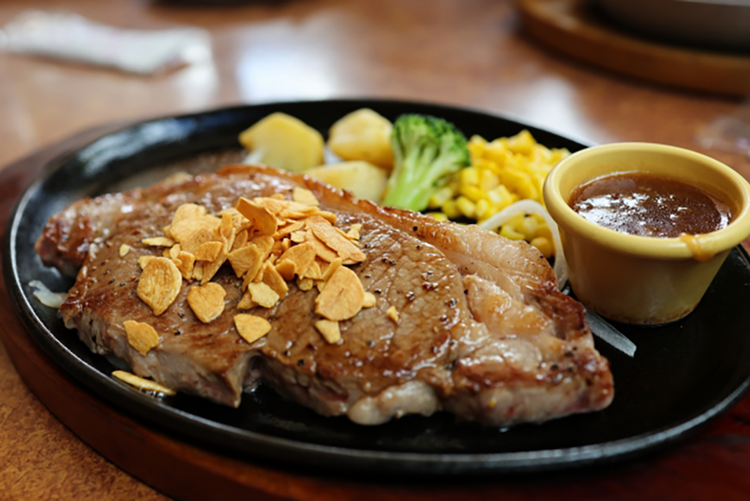 沖縄のステーキ